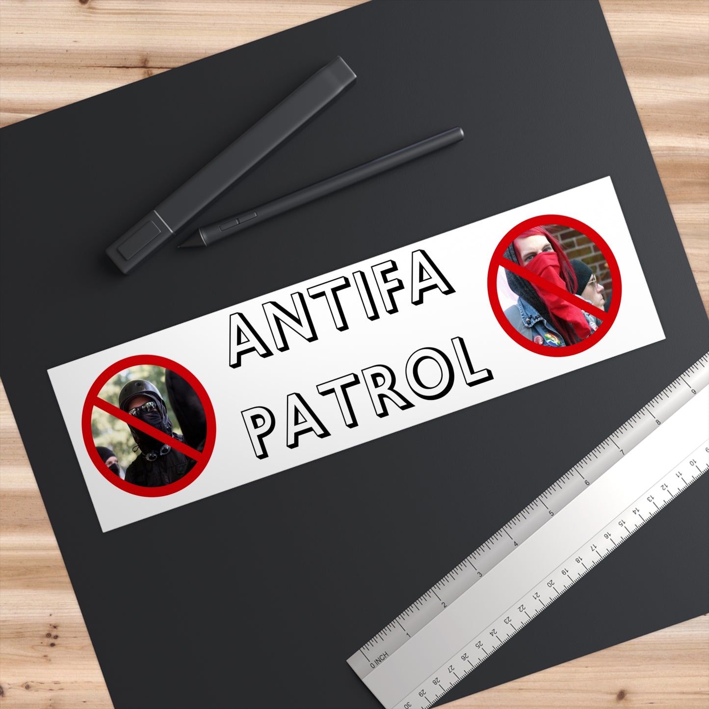 Antif* Patrol - Bumper Sticker